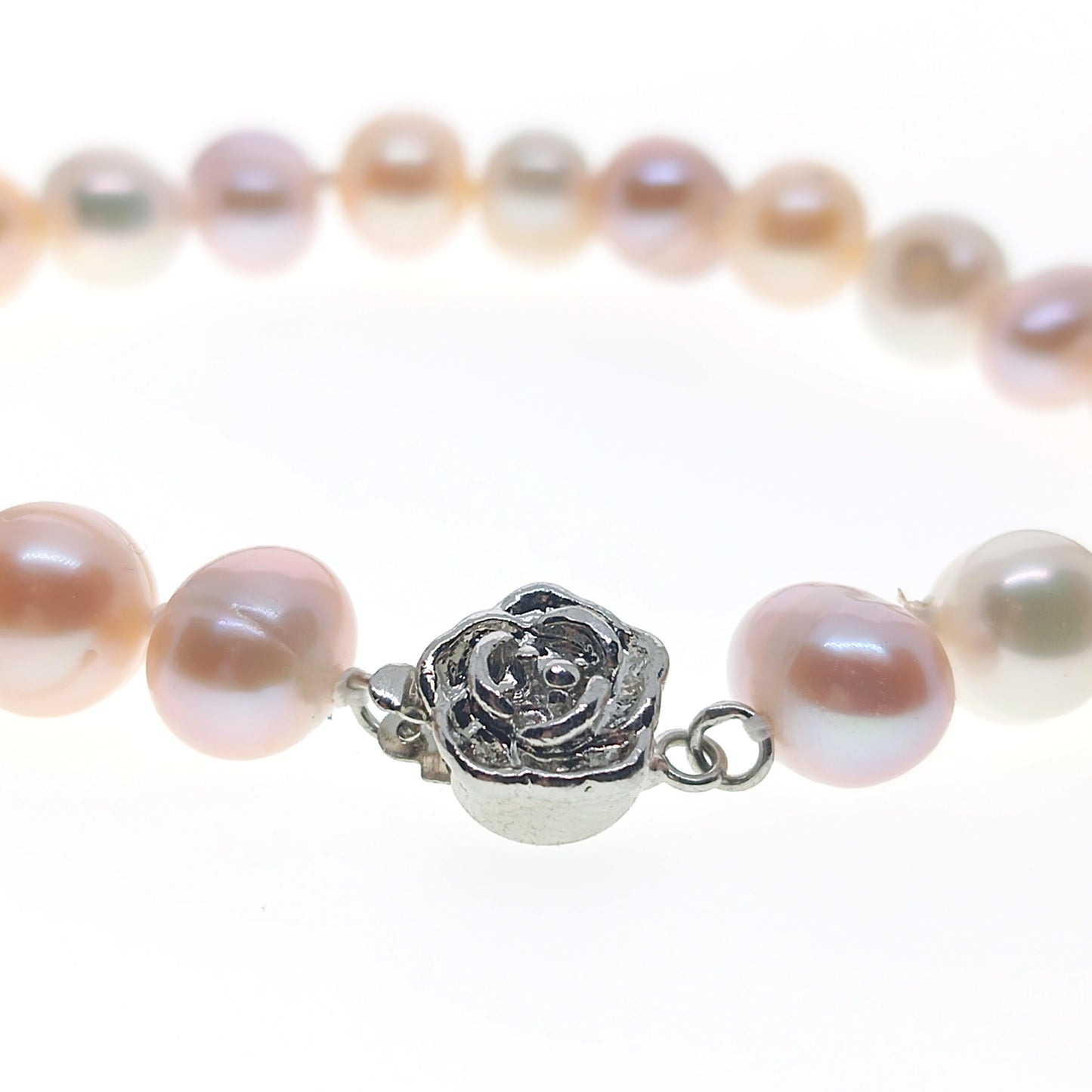 Multicolour Freshwater Cultured Pearl Bracelet | 19.5cm Toggle | Gift Boxed