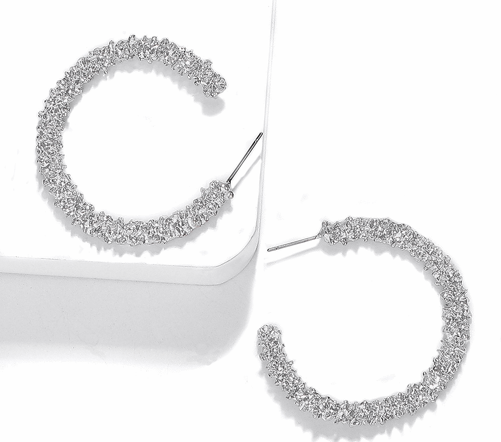 Hoop Earrings Earrings Hoop Earrings Silver Plated Yellow Gold Plated Zinc Alloy