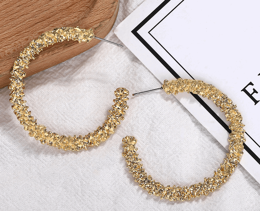 Hoop Earrings Earrings Hoop Earrings Silver Plated Yellow Gold Plated Zinc Alloy
