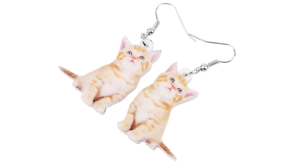 Kitten Earrings