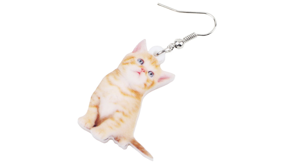 Kitten Earrings