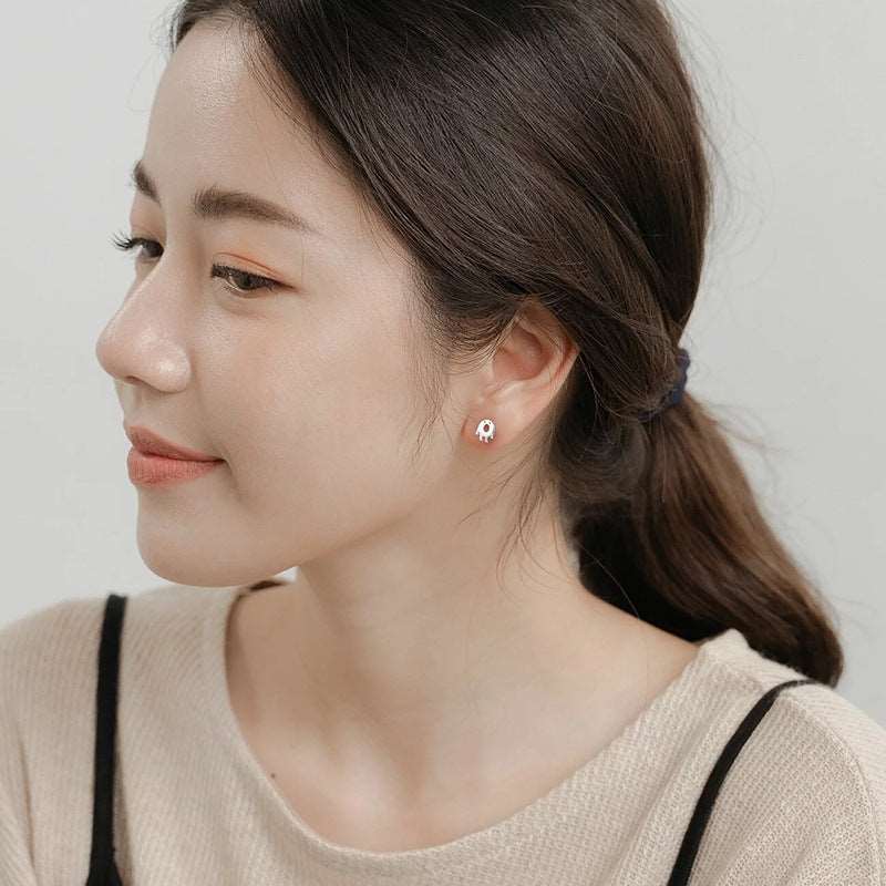 Sterling Silver Ghost Stud Earrings Earrings Ghost Sterling Silver Stud Earrings