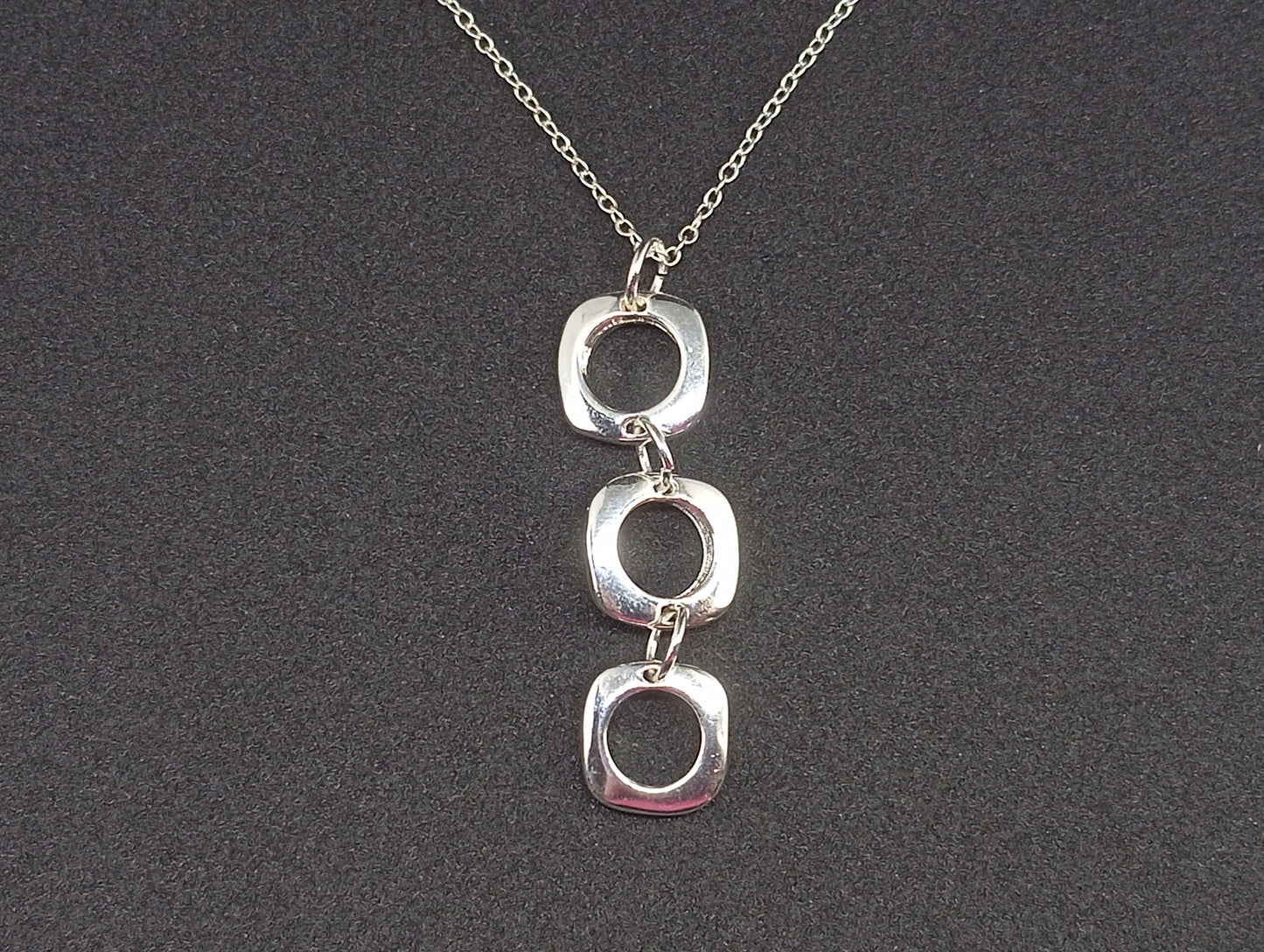 Silver Plated Pendant Necklace 45cm | 16x48mm | Gift Boxed