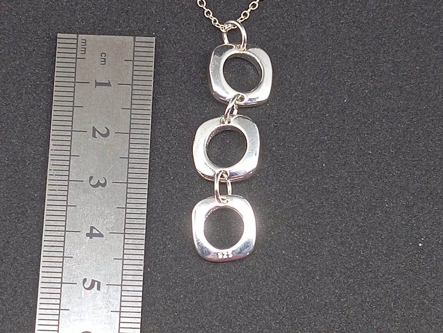 Silver Plated Pendant Necklace 45cm | 16x48mm | Gift Boxed