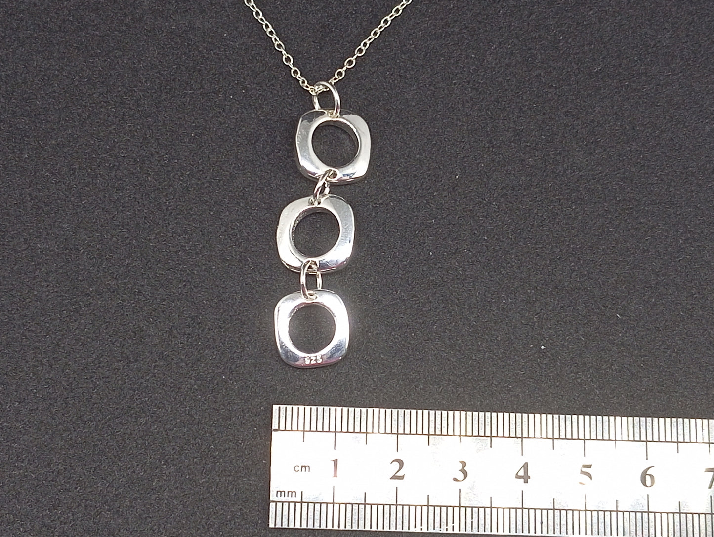 Silver Plated Pendant Necklace 45cm | 16x48mm | Gift Boxed