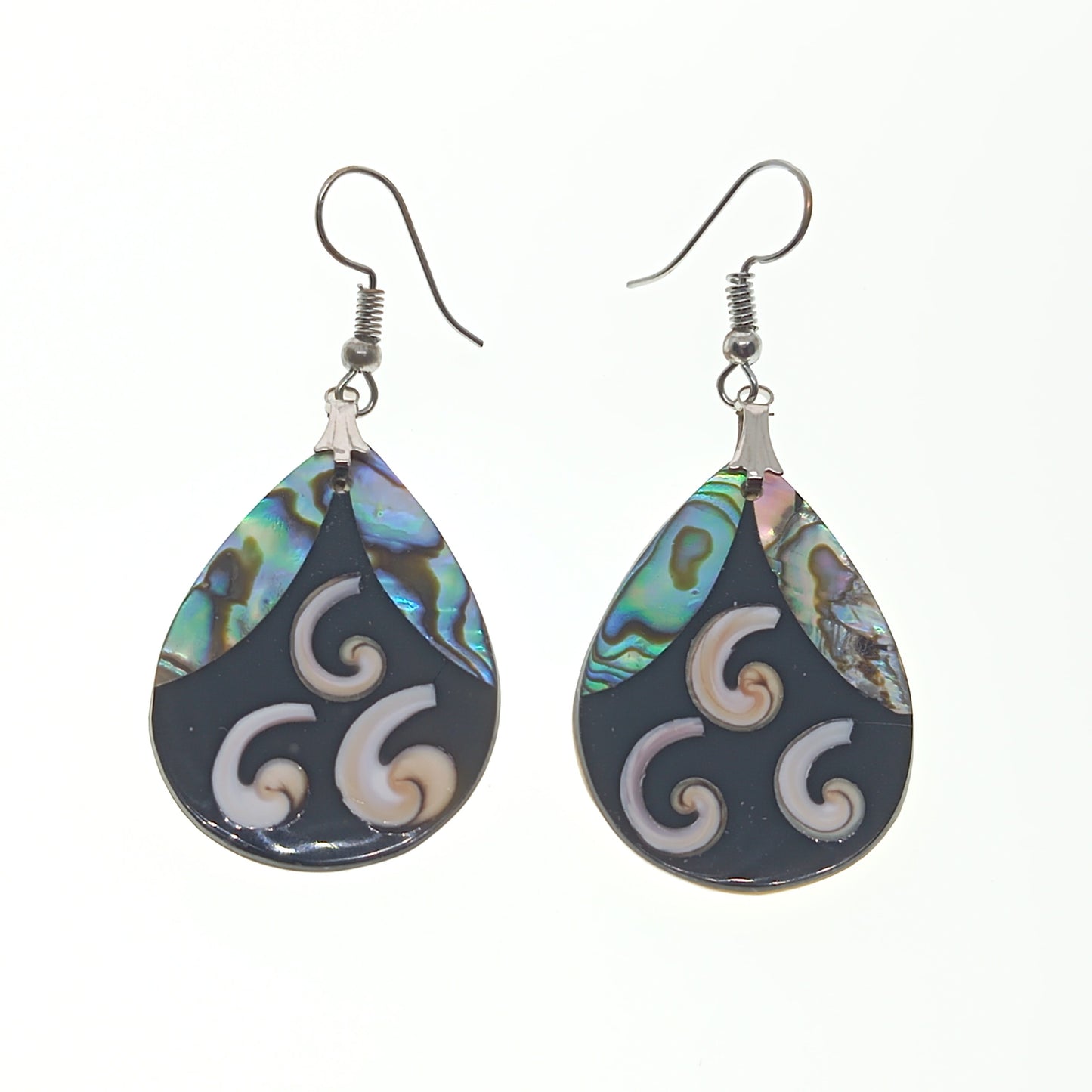 Paua Shell Dangle Earrings | 57mm | Gift Boxed