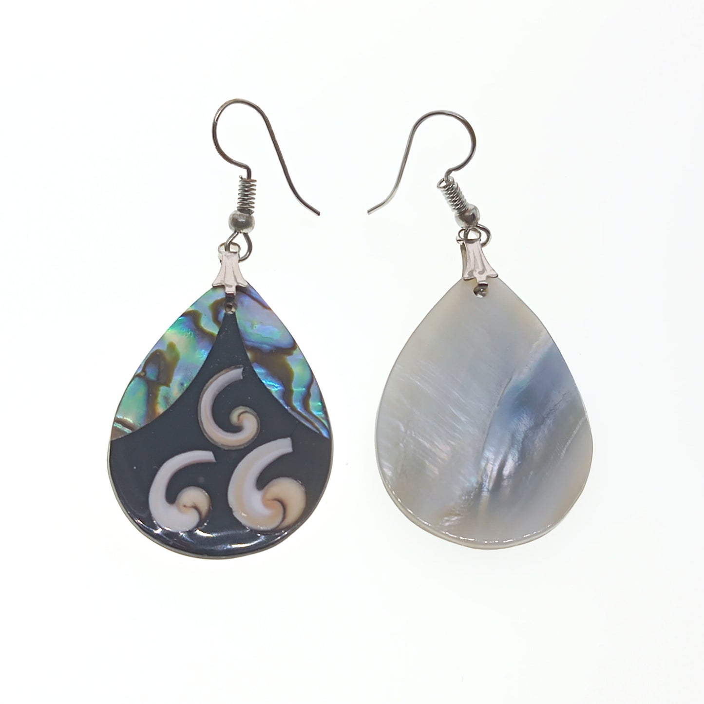 Paua Shell Dangle Earrings | 57mm | Gift Boxed