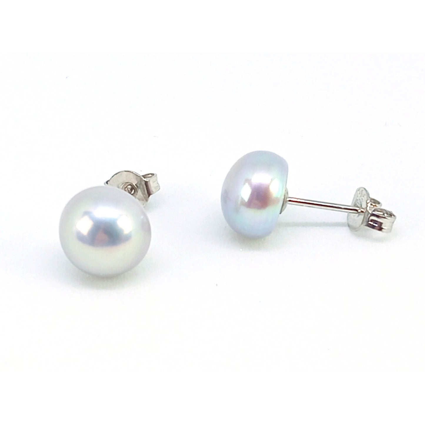 Cultured Freshwater Pearl Stud Earrings | 9mm | Gift Boxed
