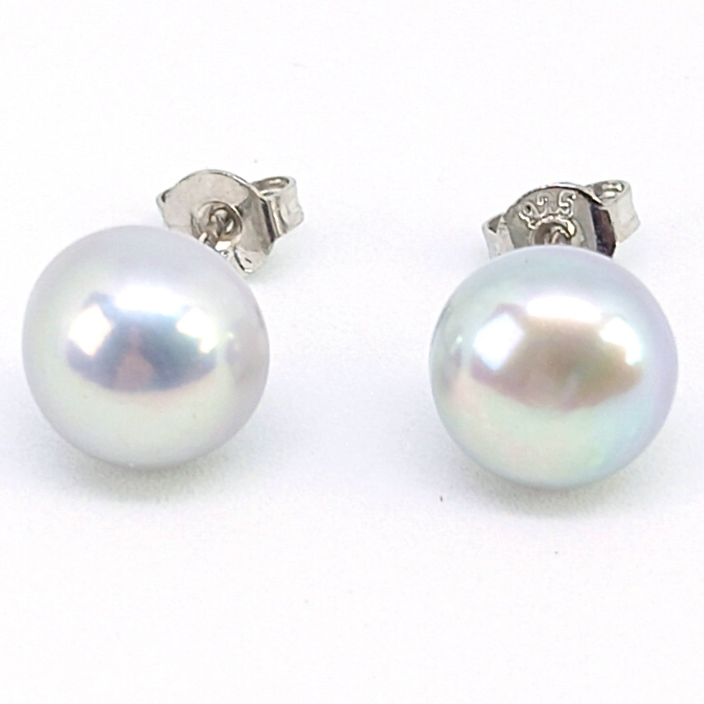 Cultured Freshwater Pearl Stud Earrings | 9mm | Gift Boxed