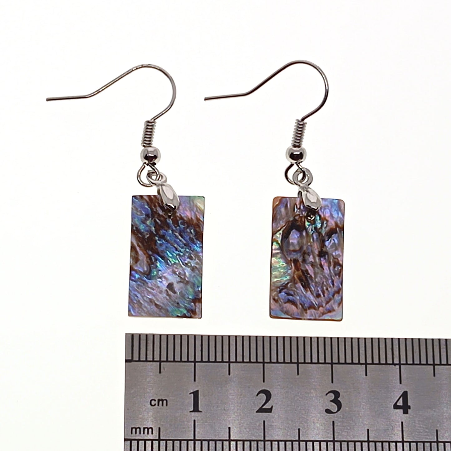 Paua Shell Drop Earrings | 41mm | Gift Boxed