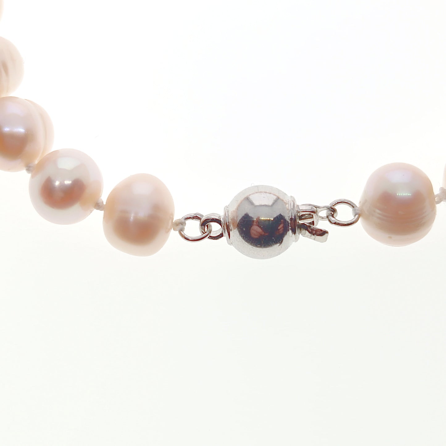 Pink Freshwater Pearl Bracelet | 7-9mm | 19cm Length | Gift Boxed