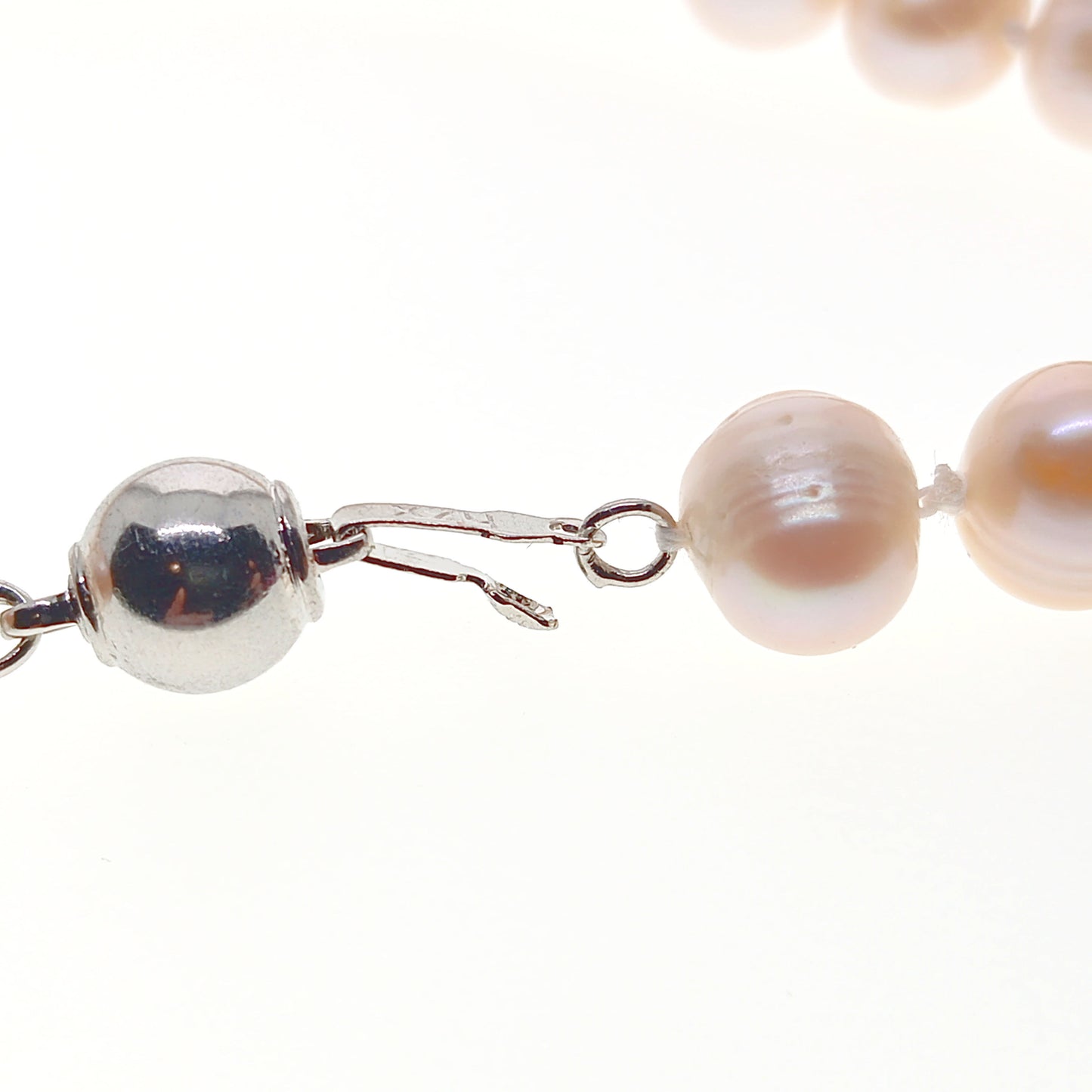 Pink Freshwater Pearl Bracelet | 7-9mm | 19cm Length | Gift Boxed