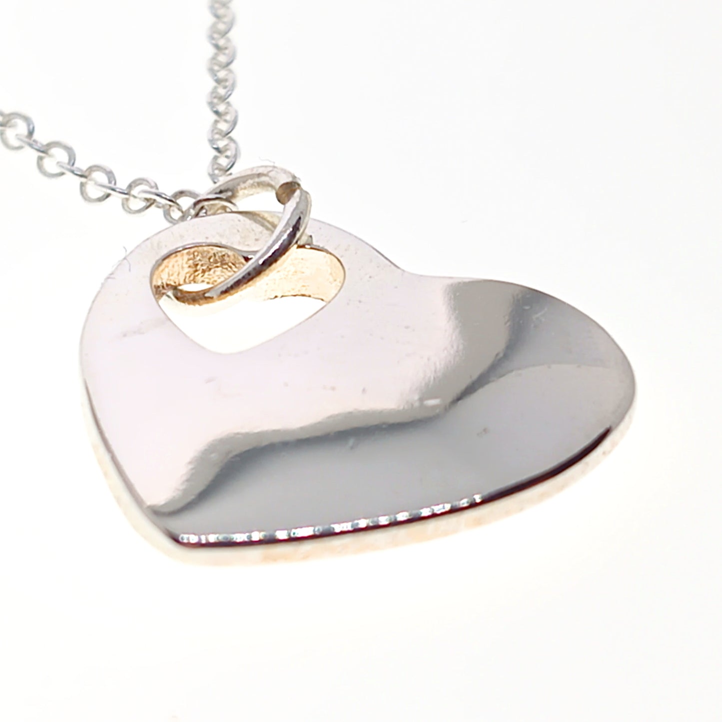 Silver Plated Heart Pendant Necklace | 45cm | Gift Boxed