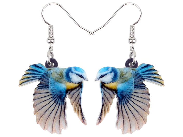 Animal Earrings - Tit Bird