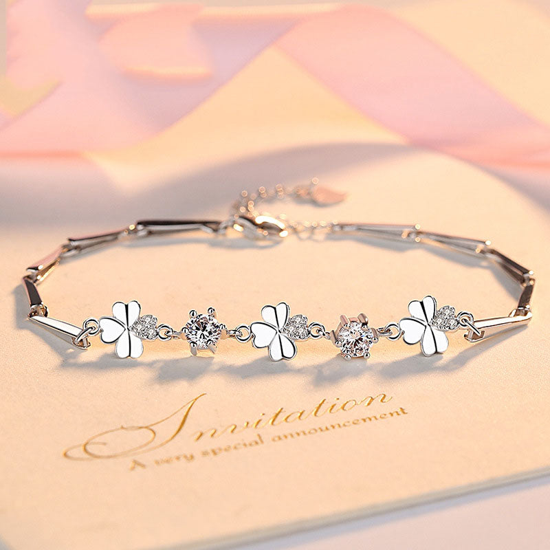 925 Sterling Silver CZ Bracelet | 16-19cm | Gift Boxed