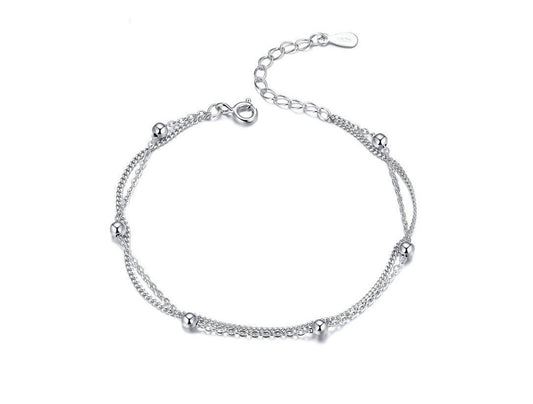 Sterling Silver Bracelet (16-18cm) Bracelet Bracelet Platinum Plated Sterling Silver