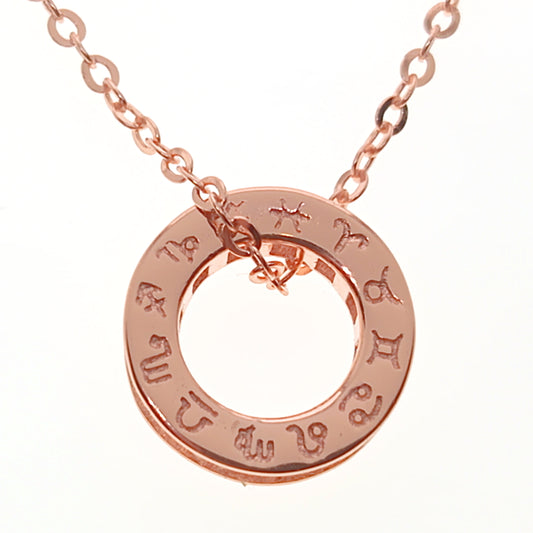 Rose Gold Plated Sterling Silver Crystal Pendant Necklace | 45cm | Gift Boxed