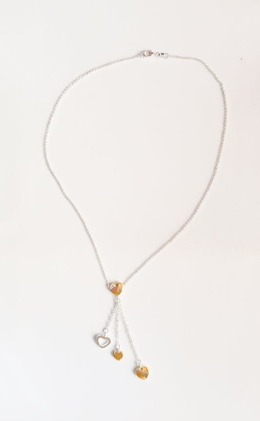 Gold & Silver Plated Pendant Necklace (45cm)