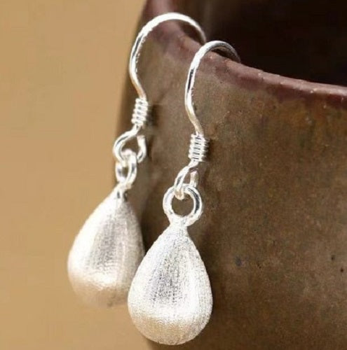 Sterling Silver Earrings Earrings Drop Earrings Fish Hook Earrings Sterling Silver