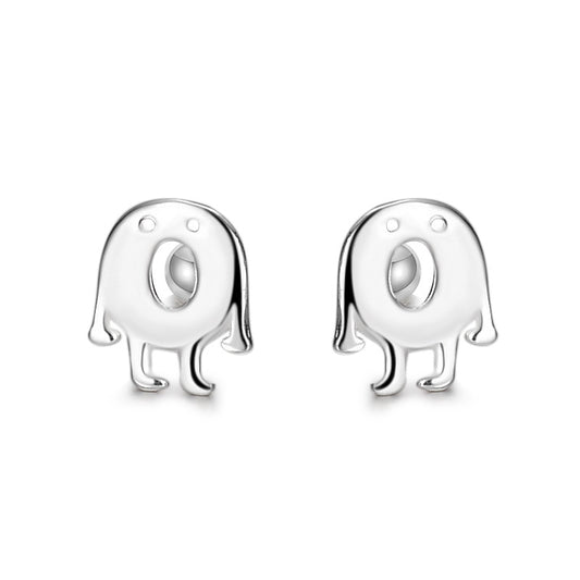 Sterling Silver Ghost Stud Earrings Earrings Ghost Sterling Silver Stud Earrings