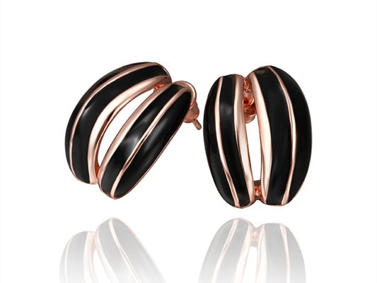 Rose Gold Stud Earrings Earrings Rose Gold Plated Stud Earrings