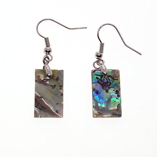 Paua Shell Drop Earrings | 41mm | Gift Boxed