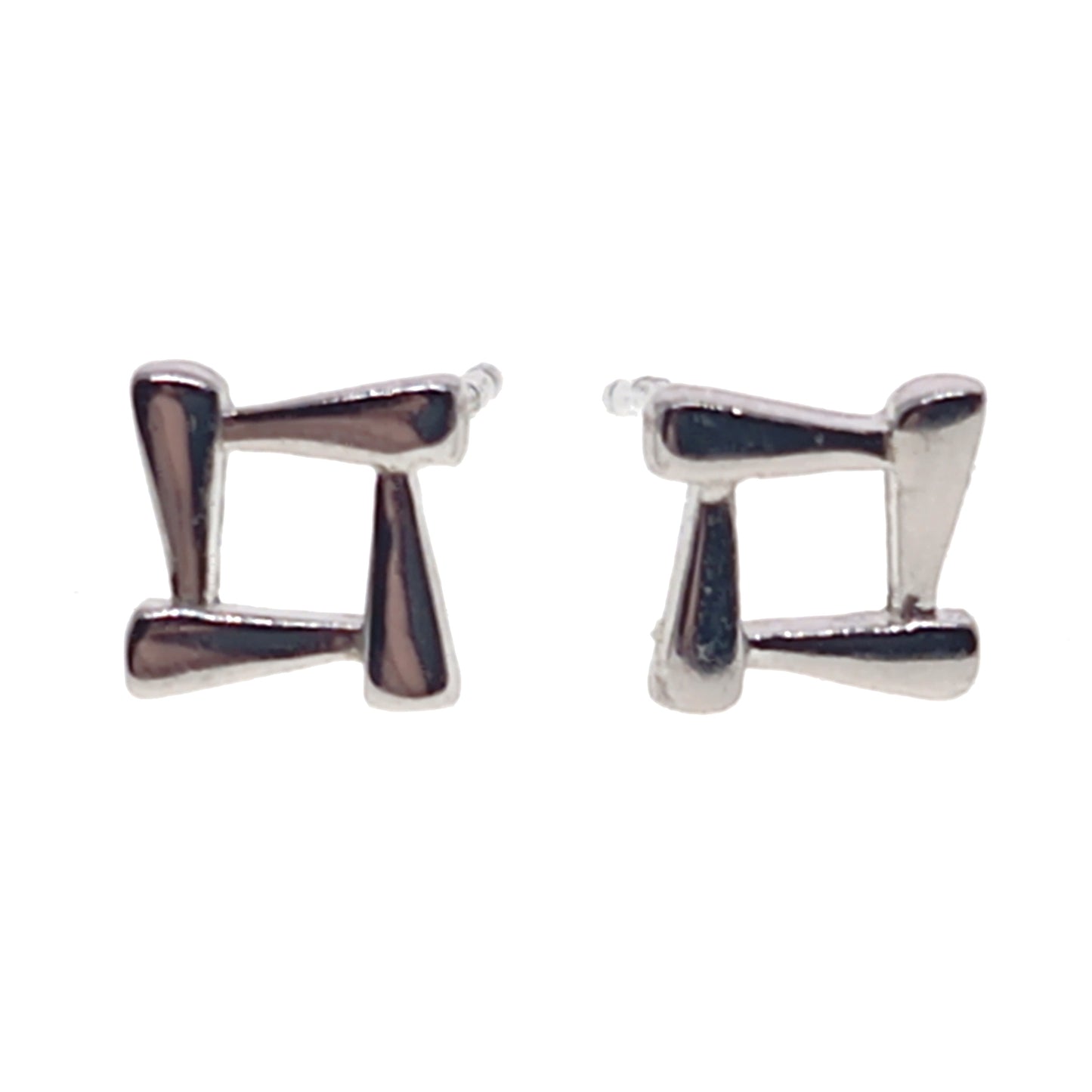 925 Sterling Silver Square Stud Earrings | 8mm | Gift Boxed