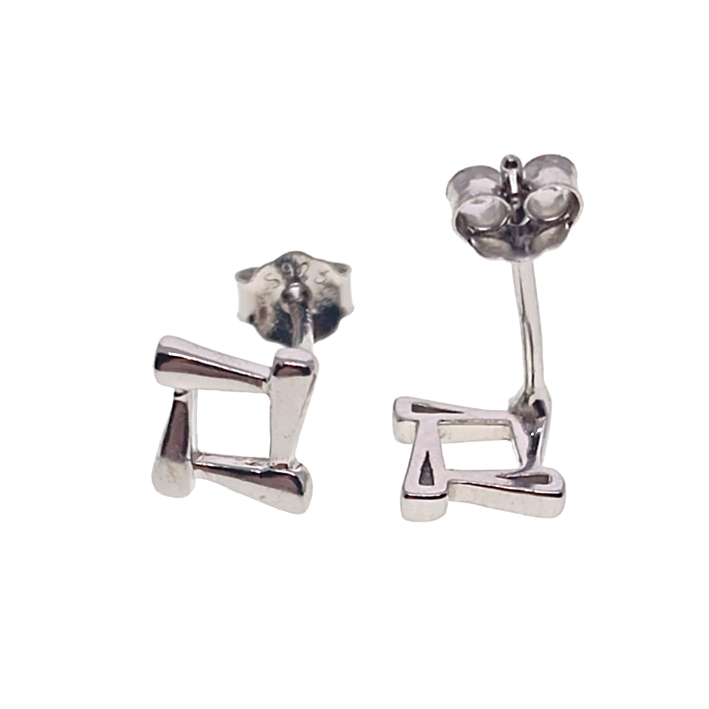 925 Sterling Silver Square Stud Earrings | 8mm | Gift Boxed